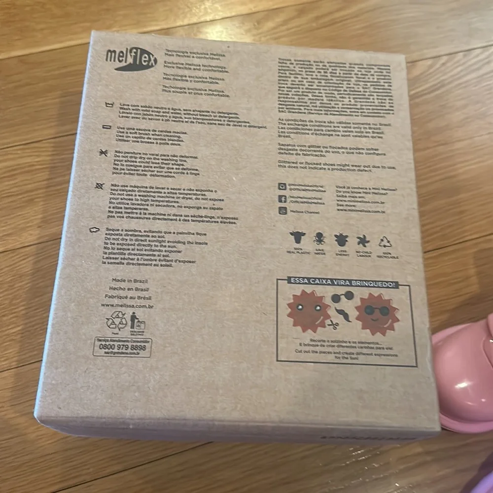 Mini Melissa. Mini Melissa Girls Pink Chelsea Boots Kids